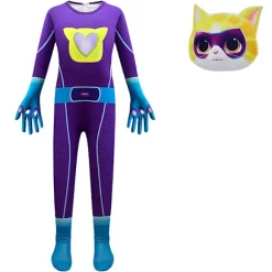 SuperKitties SuperKitty Kostume Performance Kostume 100cm Lilla