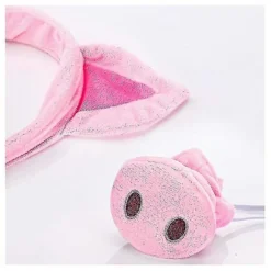 Svin Kostume Sæt Svineører Næse Hale Og Sløjfe Rosa Svin Kostume Sæt Tilbehør