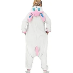 Sylveon Kostume Helkrops Pyjamas Halloween Jul Enkelt Kigurumi Til Mænd Kvinder Ty (M)