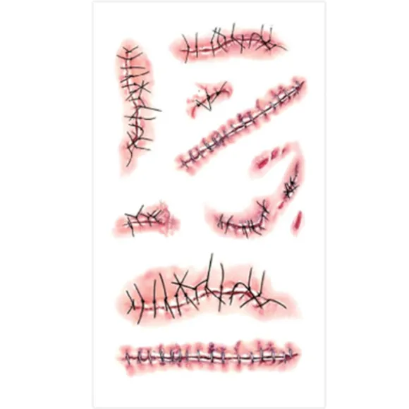 Tatoveringssting til Halloween 8-Pack