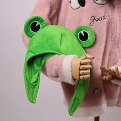 Tegneserie Sjov Yndig Plys Frø Hat Cosplay Kostume Udklædningshat