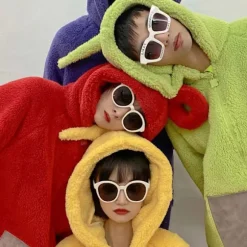 Teletubbies Kostume Voksne Cosplay Dyre Sleepwear Jumpsuit Po Teletubbies Voksen M - Perfekt Dipsy Teletubbies Adult S