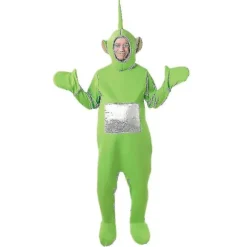 Teletubbies Voksen Kostume, Sjovt Rollespils Jumpsuit - Grøn (4 Farver)[JSR] grøn Y green s