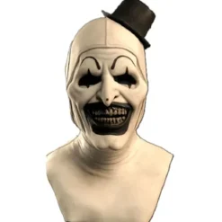 Terrifier 2 Art the Clown Mask Cosplay Kostume Maskefest Rekvisit A