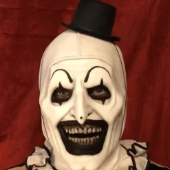 Terrifier 2 Art the Clown Gysermaske Halloween Party Maskerade Horrormasker (FMY) Apricot