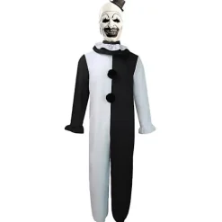 Terrifier 2 Joker Kostume til Børn Voksen Halloween Terrifier 2 Joker Cosplay Jumpsuit Maske -a Jumpsuit without mask(3XL)