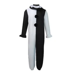 Terrifier 2 Joker Kostume til Børn Voksen Halloween Terrifier 2 Joker Cosplay Jumpsuit Maske -a Jumpsuit without mask(3XL)