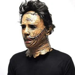 Texas Chainsaw Massacre Leatherface Masker Latex Skræmmende Film Halloween Cosplay Kostume Fest Event Rekvisitter Legetøj Karnevalsmaske