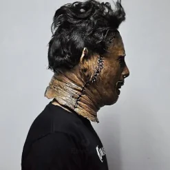 Texas Chainsaw Massacre Leatherface Maske i Latex - Gyserfilm Halloween Cosplay Kostume Party Event Rekvisitter Legetøj Karneval Maske