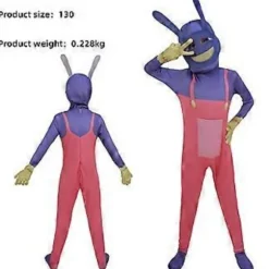 The Amazing Digital Circus Cosplay Jumpsuit Jax Caine Bodysuit Kostume (160 Jax)