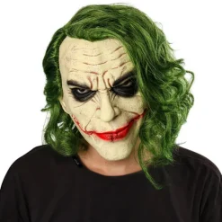 The Dark Knight Batman Joker Latexmaske Hovedbeklædning COS