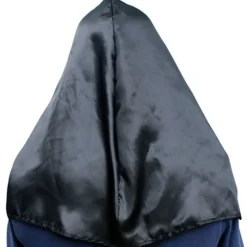 The Horror Nun Latex Mask m/tørklæde Valak Cosplay til Hallow White onesize