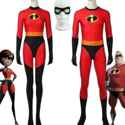 The Incredibles Kostume Halloweenfest Karneval Høj Kvalitet kvinde woman 100