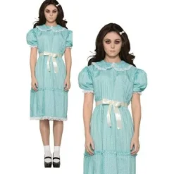 The Shining Tvillingepiger Cosplay Kostume Halloween Cosplay Kostume Twin Girls Style 1 M