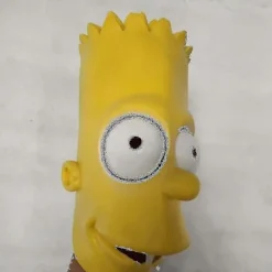 The Simpsons Bart Maske Halloween Høj Kvalitets Latex Kostume Maske - JA (FMY)