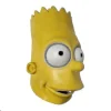 The Simpsons Bart Maske Halloween Høj Kvalitets Latex Kostume Maske - JA