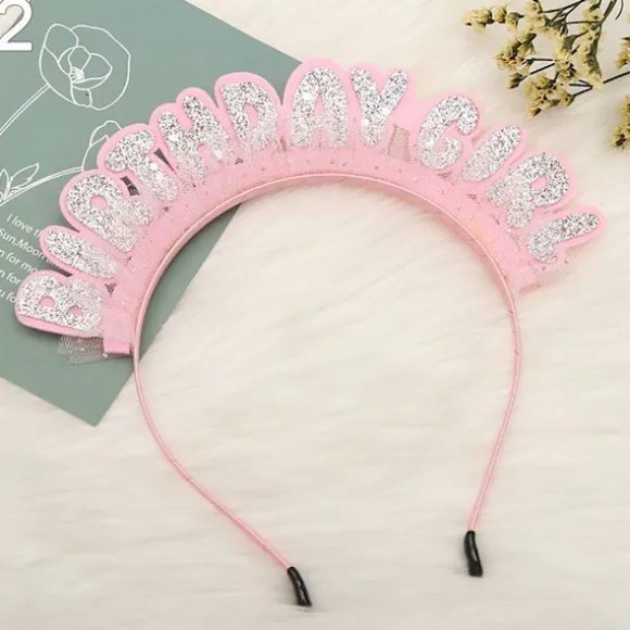 Tillykke med fødselsdagen Headclip Plastic Hårklemmer 2 2 2