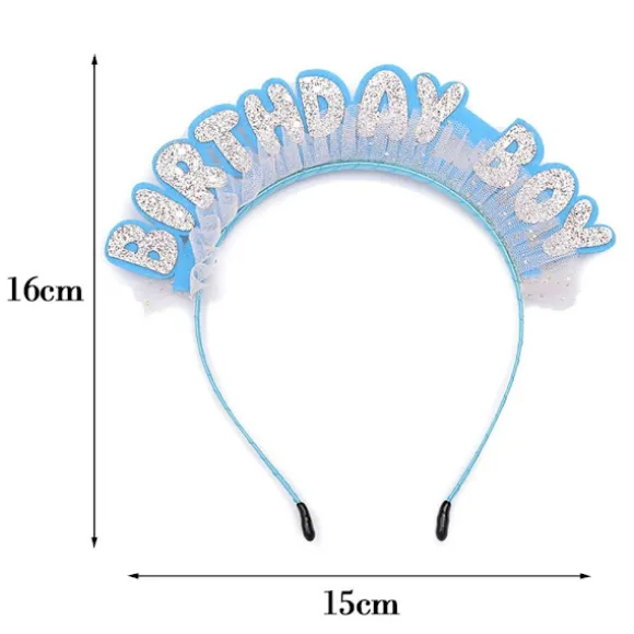 Tillykke med fødselsdagen Headclip Plastic Hårklemmer 2 2 2