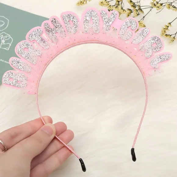 Tillykke med fødselsdagen Headclip Plastic Hårklemmer 2 2 2