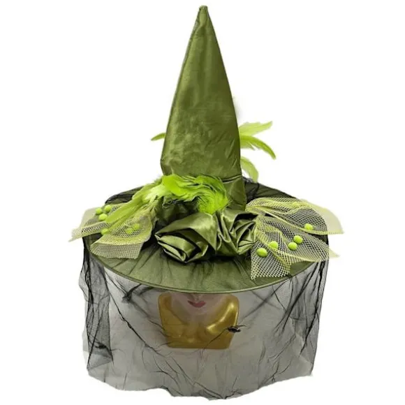 Tilpasset Hat Halloween Heks Hat Maskerade Troldmandshat