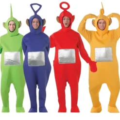 Tinky Winky Teletubbies Voksen Fancy Dress Hjortekostume purple 150cm