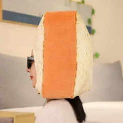 Toastbrødhat Varmt Brød Selfie Rekvisit Plys Hat Kostume Tilbehør-Xin