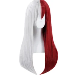 Todoroki Shoto Cosplay Paryk Varmebestandig Syntetisk Lang Glat Paryk--,CJY