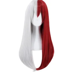 Todoroki Shoto Cosplay Paryk Varmebestandig Syntetisk Lang Glat Paryk--,CJY