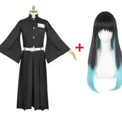 Tokito Muichiro Cosplay Demon Slayer Kimetsu no Yaiba Kostume Kisatsutai Uniform Sæt Halloweenfest Anime Tøj A4 A4 A4 XL