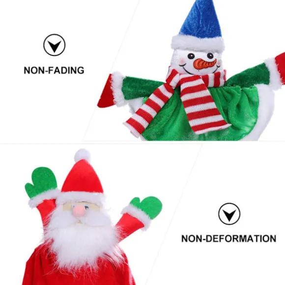 Tomteluva Navidad Rekvisita Nytår Sjov Julehue Voksne Børn Juledekorationer Til Hjemmet Julemanden null - 1