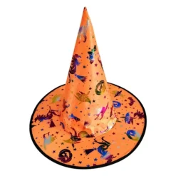 Troldmandshat Partyhat ORANGE Orange