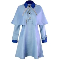 Troldmandsskole Heks Fleur Isabelle Delacour Beauxbaton Magisk Cosplay Kostumer Hat Kvinder Skoleuniform Tøj Hue Halloween-Perfekt Without Cap L