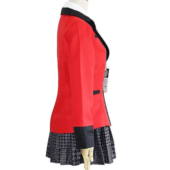 Tvangsagtig Spiller Kakegurui Kostume Jabami Yumeko Anime Kakegurui Kirari Momobami Uniform Sæt Til Kvinder M