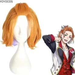 Twisted Wonderland Heartslabyul Cater Diamond Cosplay Paryk Varmebestandigt Syntetisk Hår Karneval Halloween Fest + Gratis