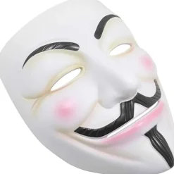 Udekit hacker masker V for Vendetta anonym halloween cosplay kostume fest rekvisitter