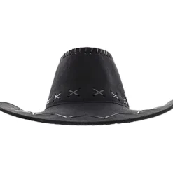 Udklædning Unisex Cowboy eller Cowgirl Hat - Sort black