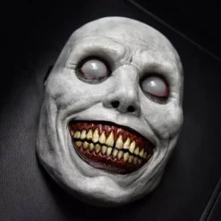 Uhæggelig Halloweenmaske til voksne - Smilende dæmoner, rædselsmasker Cosplay Uhæggelige Halloween-kostumerekvisitter til Halloweenfest Karneval Cosplay (1 stk) | Fyndiq