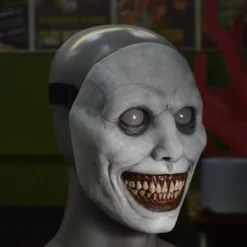 Uhæggelig Halloween-maske til voksne - Smilende dæmoner, rædselsmasker cosplay uhyggelige Halloween-kostumerekvisitter til Halloween-fest karneval cosplay (1 stk.)-FS- | Fyndiq