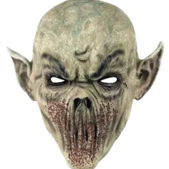 Uhyggelig halloween maske, djævlemaske, alien blodig monstermaske, uhyggelig horror maske