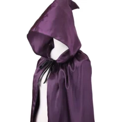 Unisex Hætte Cape i Fuld Længde Halloween Julekostume Fest Kappe Størrelse 43