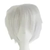 Unisex Kort Sød Anime Cosplay Kostume Paryk, Varmebestandige Syntetiske Hårfibre, Justerbart Og Åndbart Net For Fuld Dækning Komfortabel Pasform,