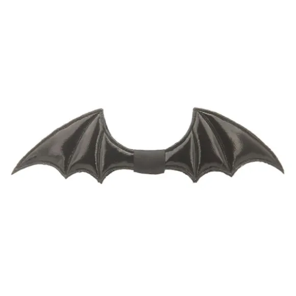Unisex Kunstlæder Butterfly til Mænd Kvinder Sort Flagermusvinge Forbundet Butterfly Slips med Justerbar Rem til Halloween Fest (FMY) PU leather dark ange | Fyndiq