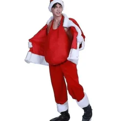 Unisex Mavepuder til Julemanden - Falsk Mave til Julemandskostumer - Tilbehør til Cosplay