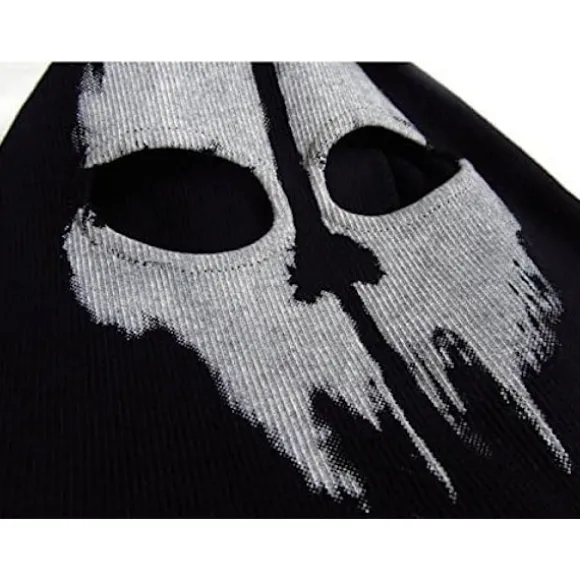 Unisex Spøgelsesprint Strømpe Maske God til Krigsspil Halloween Cosplay
