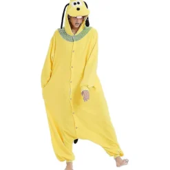 Unisex Voksen Tegneserie Kostume Halloween Jul Onesies Plys Cosplay Pyjamas
