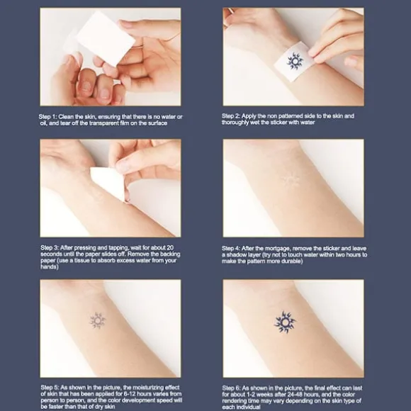 Urtejuice Tatoveringsklistermærker Brystklistermærker Vandtætte Klistermærker Bryst Sexet Holder Talje Uger U0N1 GZXT-54 150*280mm GZXT-54 150*280mm | Fyndiq