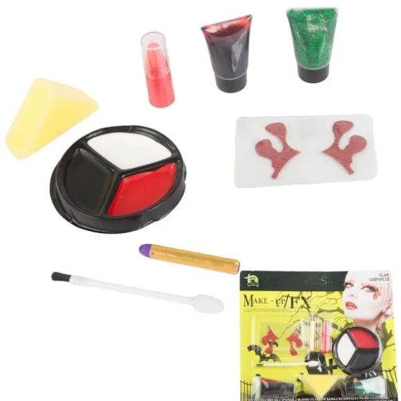 Vampire dracula face makeup kit för halloween makeup med blod