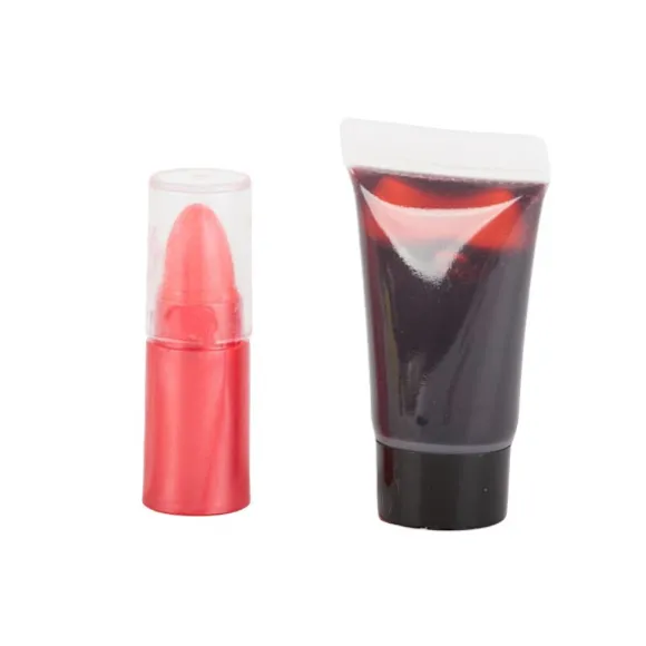 Vampire dracula face makeup kit för halloween makeup med blod