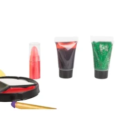 Vampire dracula face makeup kit för halloween makeup med blod