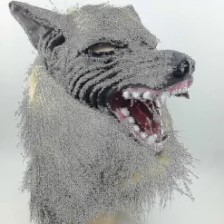 Varulv Kostume Ulvekløer Handsker Og Hovedmaske Til Halloween, Cosplay Kostumefest